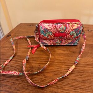 Vera Bradley Red and Pink Women's Bag